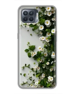Чохол для OPPO Reno 4 Lite з картинкою «Гілка дрібних білих квітів» Чохол для OPPO Reno 4 Lite з картинкою «Гілка дрібних білих квітів»