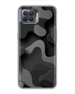 Чохол для OPPO Reno 4 Lite з картинкою «Темний абстрактний камуфляж» Чохол для OPPO Reno 4 Lite з картинкою «Темний абстрактний камуфляж»