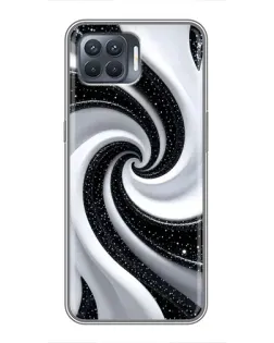 Чохол для OPPO Reno 4 Lite з картинкою «Чорно-біла спіраль» Чохол для OPPO Reno 4 Lite з картинкою «Чорно-біла спіраль»