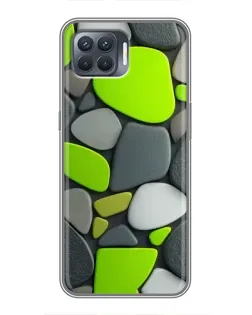 Чохол для OPPO Reno 4 Lite з картинкою «Яскрава неонова галька» Чохол для OPPO Reno 4 Lite з картинкою «Яскрава неонова галька»