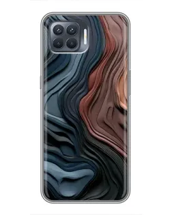 Чохол для OPPO Reno 4 Lite з картинкою «Кольорові хвилі каньйону» Чохол для OPPO Reno 4 Lite з картинкою «Кольорові хвилі каньйону»