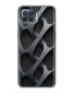 Чохол для OPPO Reno 4 Lite з картинкою «Об'ємне сіре плетіння» Чохол для OPPO Reno 4 Lite з картинкою «Об'ємне сіре плетіння»