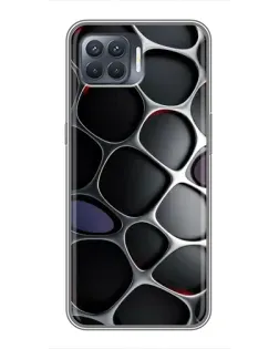 Чохол для OPPO Reno 4 Lite з картинкою «Об'ємна темна решітка» Чохол для OPPO Reno 4 Lite з картинкою «Об'ємна темна решітка»
