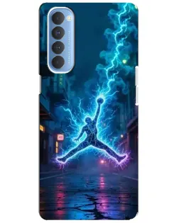 Чехол для OPPO Reno 4 Pro с картинкой «Jordan Gold Jumpman» Чехол для OPPO Reno 4 Pro с картинкой «Jordan Gold Jumpman»