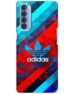 Чехол для OPPO Reno 4 Pro с картинкой «Абстракция Adidas» Чехол для OPPO Reno 4 Pro с картинкой «Абстракция Adidas»