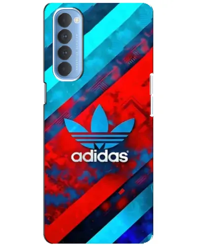 Чехол для OPPO Reno 4 Pro с картинкой «Абстракция Adidas»