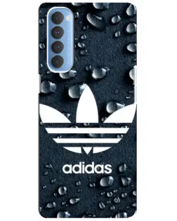 Чехол для OPPO Reno 4 Pro с картинкой «Adidas Trefoil Blue» Чехол для OPPO Reno 4 Pro с картинкой «Adidas Trefoil Blue»