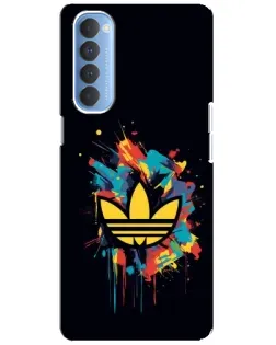 Чехол для OPPO Reno 4 Pro с картинкой «Adidas Splash» Чехол для OPPO Reno 4 Pro с картинкой «Adidas Splash»