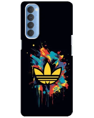 Чехол для OPPO Reno 4 Pro с картинкой «Adidas Splash»