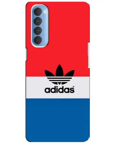 Чехол для OPPO Reno 4 Pro с картинкой «Ретро блоки Adidas»
