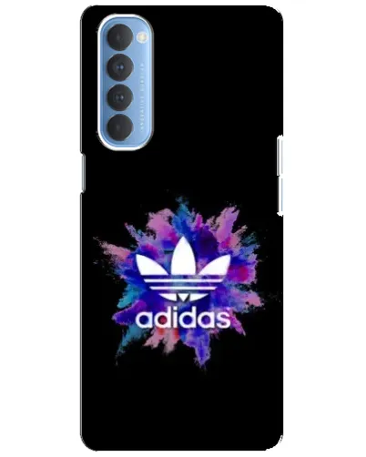 Чехол для OPPO Reno 4 Pro с картинкой «Взрыв красок Adidas»