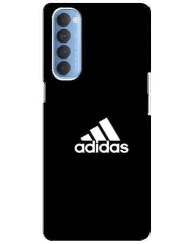Чехол для OPPO Reno 4 Pro с картинкой «Черная классика Adidas»