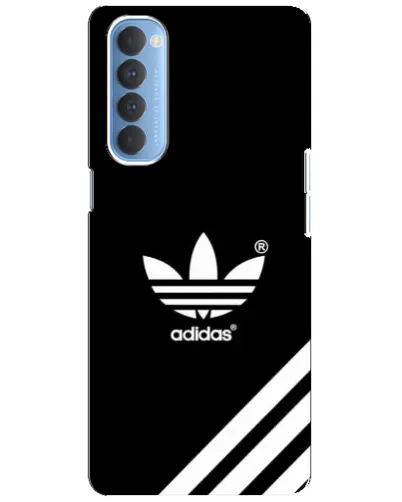 Чехол для OPPO Reno 4 Pro с картинкой «Adidas с диагональными полосами»