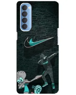 Чехол для OPPO Reno 4 Pro с картинкой «Спортивный арт Nike» Чехол для OPPO Reno 4 Pro с картинкой «Спортивный арт Nike»