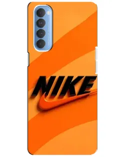 Чехол для OPPO Reno 4 Pro с картинкой «Оранжевый драйв Nike» Чехол для OPPO Reno 4 Pro с картинкой «Оранжевый драйв Nike»