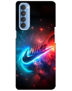 Чехол для OPPO Reno 4 Pro с картинкой «Огненный логотип Nike» Чехол для OPPO Reno 4 Pro с картинкой «Огненный логотип Nike»