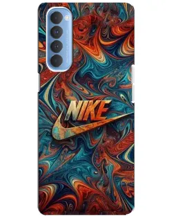 Чехол для OPPO Reno 4 Pro с картинкой «Nike в абстракции» Чехол для OPPO Reno 4 Pro с картинкой «Nike в абстракции»