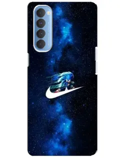 Чехол для OPPO Reno 4 Pro с картинкой «Звездный путь Nike» Чехол для OPPO Reno 4 Pro с картинкой «Звездный путь Nike»