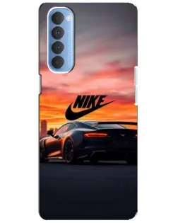 Чехол для OPPO Reno 4 Pro с картинкой «Nike и суперкар» Чехол для OPPO Reno 4 Pro с картинкой «Nike и суперкар»