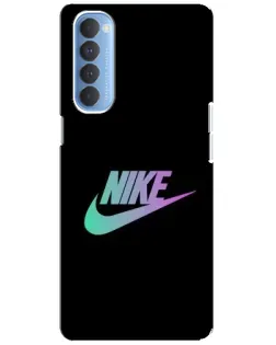 Чехол для OPPO Reno 4 Pro с картинкой «Nike — городская ночь» Чехол для OPPO Reno 4 Pro с картинкой «Nike — городская ночь»