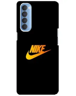 Чехол для OPPO Reno 4 Pro с картинкой «Золотой логотип Nike» Чехол для OPPO Reno 4 Pro с картинкой «Золотой логотип Nike»