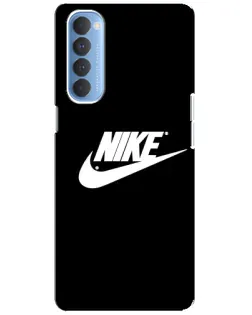 Чехол для OPPO Reno 4 Pro с картинкой «Мазки краски Nike» Чехол для OPPO Reno 4 Pro с картинкой «Мазки краски Nike»