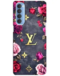 Чехол для OPPO Reno 4 Pro с картинкой «Цветочный Louis Vuitton» Чехол для OPPO Reno 4 Pro с картинкой «Цветочный Louis Vuitton»