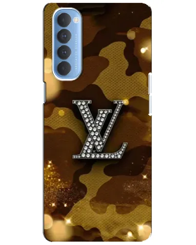 Чехол для OPPO Reno 4 Pro с картинкой «Камуфляжный Louis Vuitton»