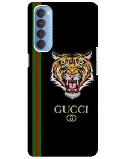 Чехол для OPPO Reno 4 Pro с картинкой «Тигр Gucci» Чехол для OPPO Reno 4 Pro с картинкой «Тигр Gucci»