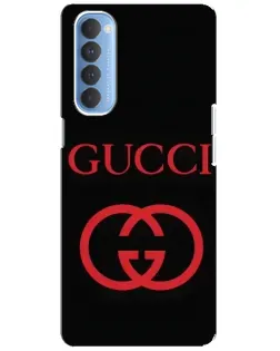 Чехол для OPPO Reno 4 Pro с картинкой «Gucci — красный логотип» Чехол для OPPO Reno 4 Pro с картинкой «Gucci — красный логотип»