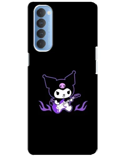 Чехол для OPPO Reno 4 Pro с картинкой «Электрическая Kuromi» Чехол для OPPO Reno 4 Pro с картинкой «Электрическая Kuromi»