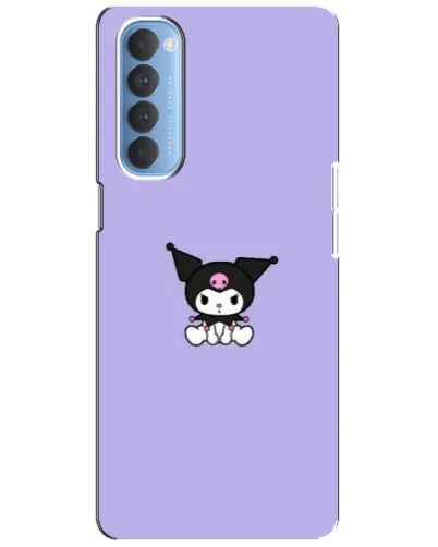 Чехол для OPPO Reno 4 Pro с картинкой «Kuromi — фиолетовый минимализм» Чехол для OPPO Reno 4 Pro с картинкой «Kuromi — фиолетовый минимализм»