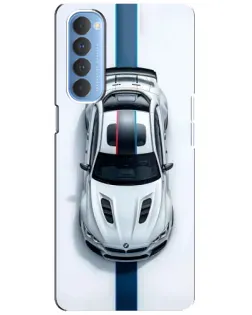 Чехол для OPPO Reno 4 Pro с картинкой «Вид сверху — BMW M»