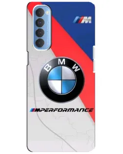Чехол для OPPO Reno 4 Pro с картинкой «BMW Performance стиль»