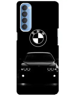 Чехол для OPPO Reno 4 Pro с картинкой «BMW — взгляд из темноты»