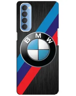 Чехол для OPPO Reno 4 Pro с картинкой «BMW M-stripes стиль»