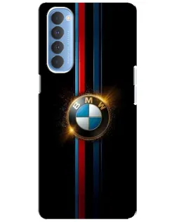 Чехол для OPPO Reno 4 Pro с картинкой «BMW M-Power неон»