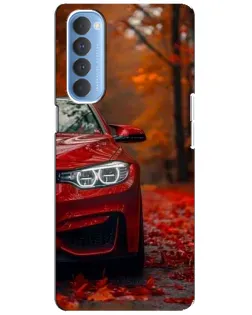 Чехол для OPPO Reno 4 Pro с картинкой «Осенняя BMW M4»