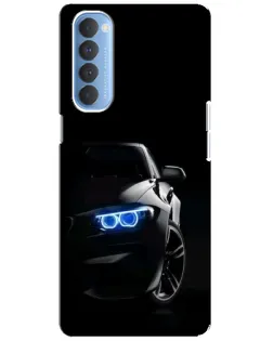 Чехол для OPPO Reno 4 Pro с картинкой «BMW — ночной взгляд»