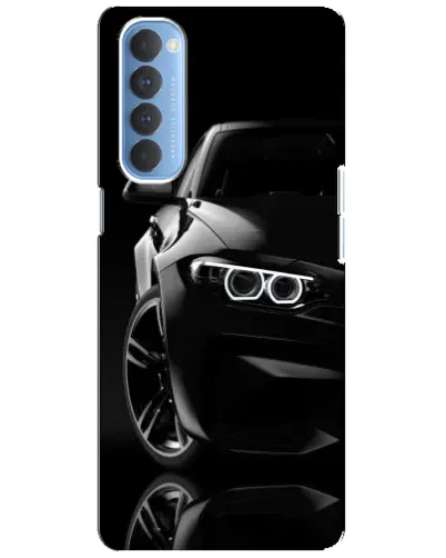 Чехол для OPPO Reno 4 Pro с картинкой «Черная BMW — профиль» Чехол для OPPO Reno 4 Pro с картинкой «Черная BMW — профиль»