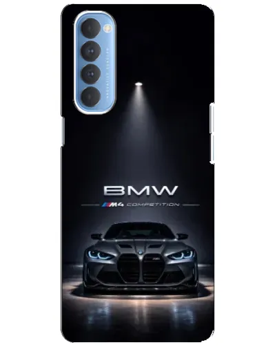 Чехол для OPPO Reno 4 Pro с картинкой «BMW сквозь ночной город» Чехол для OPPO Reno 4 Pro с картинкой «BMW сквозь ночной город»