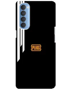 Чехол для OPPO Reno 4 Pro с картинкой «PUBG — вертикальные линии»