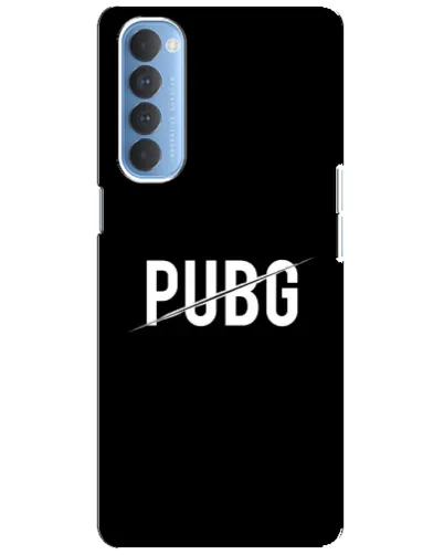 Чохол для OPPO Reno 4 Pro з картинкою «PUBG — білий логотип» Чохол для OPPO Reno 4 Pro з картинкою «PUBG — білий логотип»
