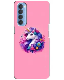Чехол для OPPO Reno 4 Pro с картинкой «Сказочный единорог» Чехол для OPPO Reno 4 Pro с картинкой «Сказочный единорог»