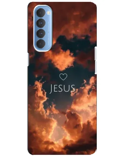 Чехол для OPPO Reno 4 Pro с картинкой «Сияние Имени Jesus» Чехол для OPPO Reno 4 Pro с картинкой «Сияние Имени Jesus»