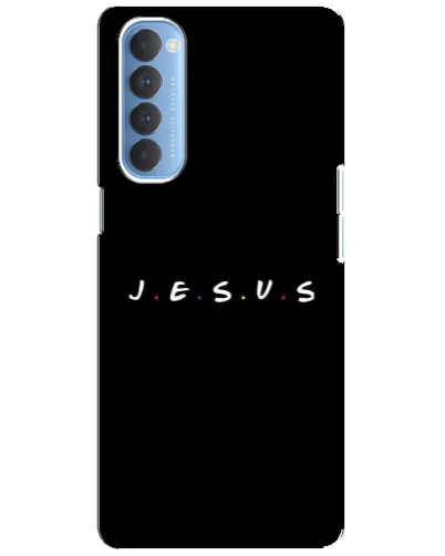 Чехол для OPPO Reno 4 Pro с картинкой «Точки веры J.E.S.U.S.» Чехол для OPPO Reno 4 Pro с картинкой «Точки веры J.E.S.U.S.»