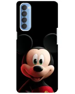 Чохол для OPPO Reno 4 Pro з картинкою «Усміхнений Міккі Маус»