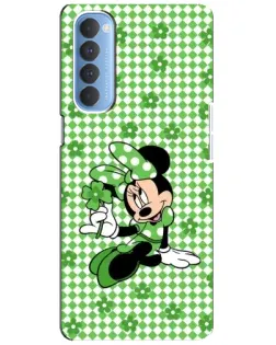Чохол для OPPO Reno 4 Pro з картинкою «Mickey в клітинку»