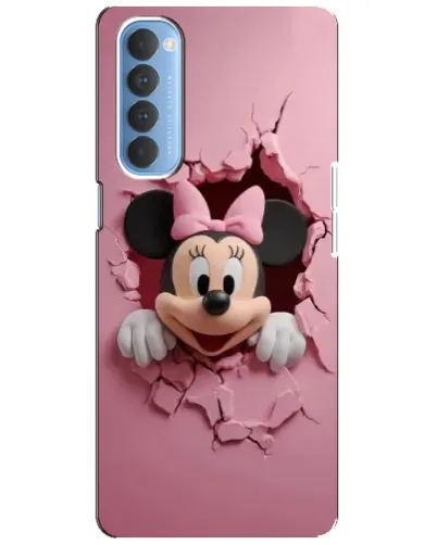 Чохол для OPPO Reno 4 Pro з картинкою «Мінні крізь стіну» Чохол для OPPO Reno 4 Pro з картинкою «Мінні крізь стіну»