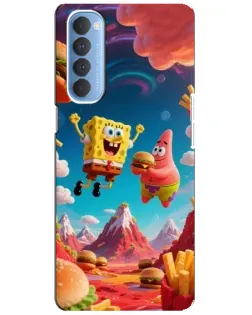 Чехол для OPPO Reno 4 Pro с картинкой «Космический фастфуд» Чехол для OPPO Reno 4 Pro с картинкой «Космический фастфуд»